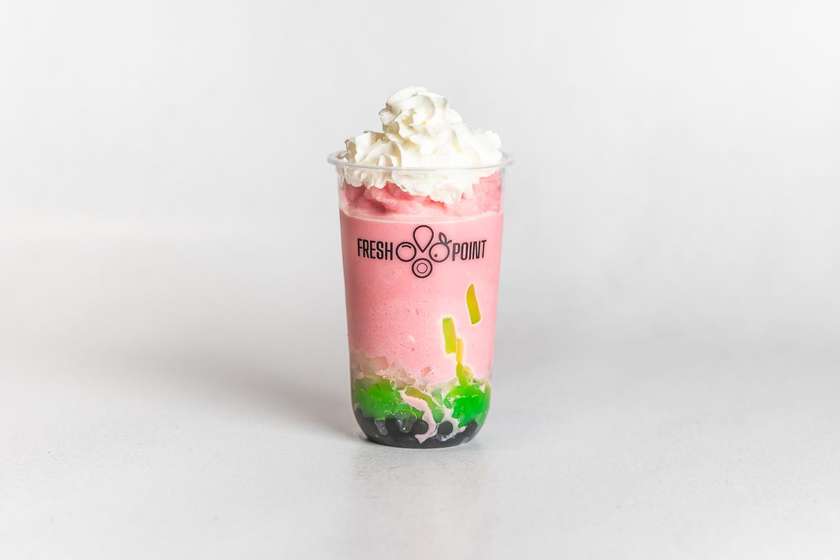 Strawberry milk shake