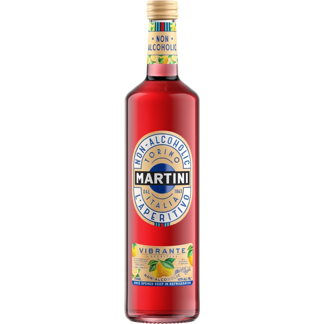 Wermut Bezalkoholowy Martini Vibrante Bacardi 750ml