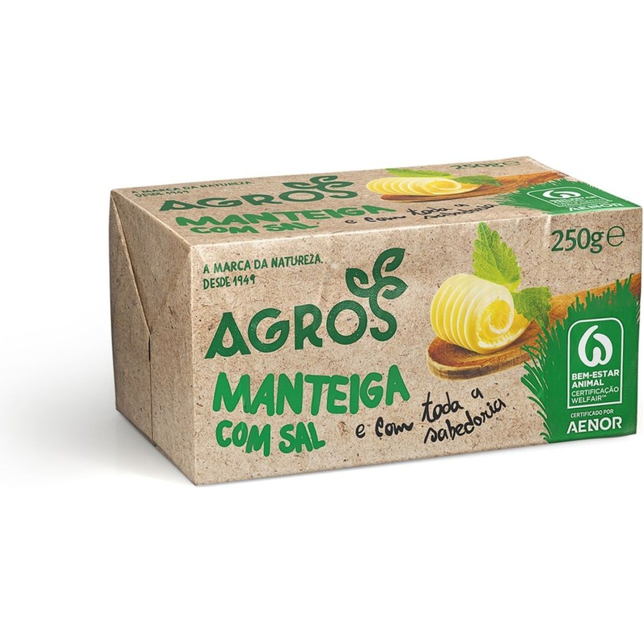 Manteiga com Sal Agros 250gr