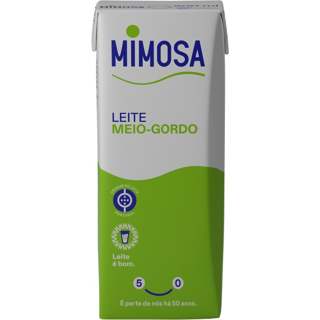 Leite Uht Meio Gordo Mimosa 200 ml