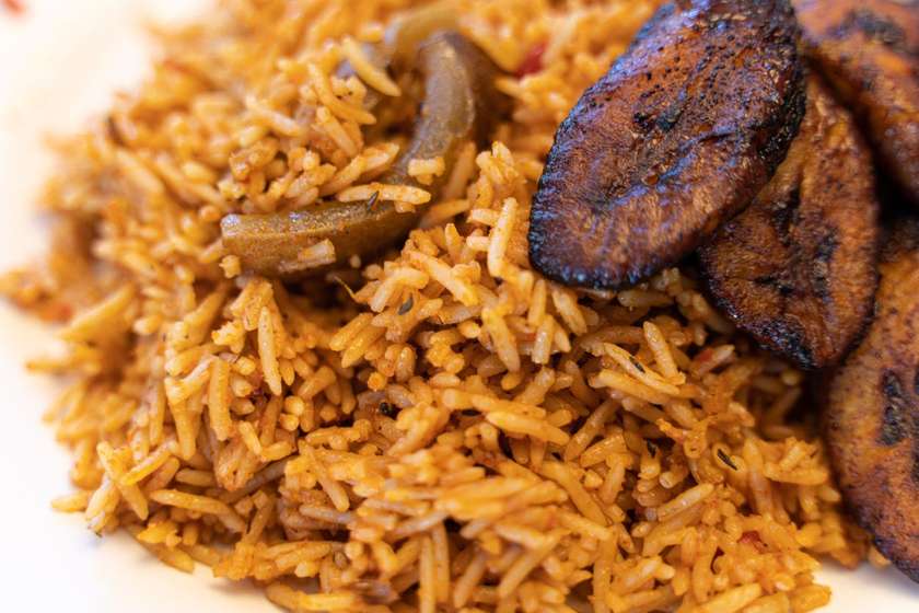 Jollof Rice with Sauce