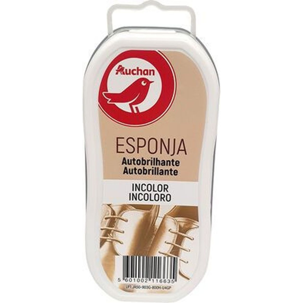 Esponja Calçado Autobrilhante Incolor Auchan 1 un