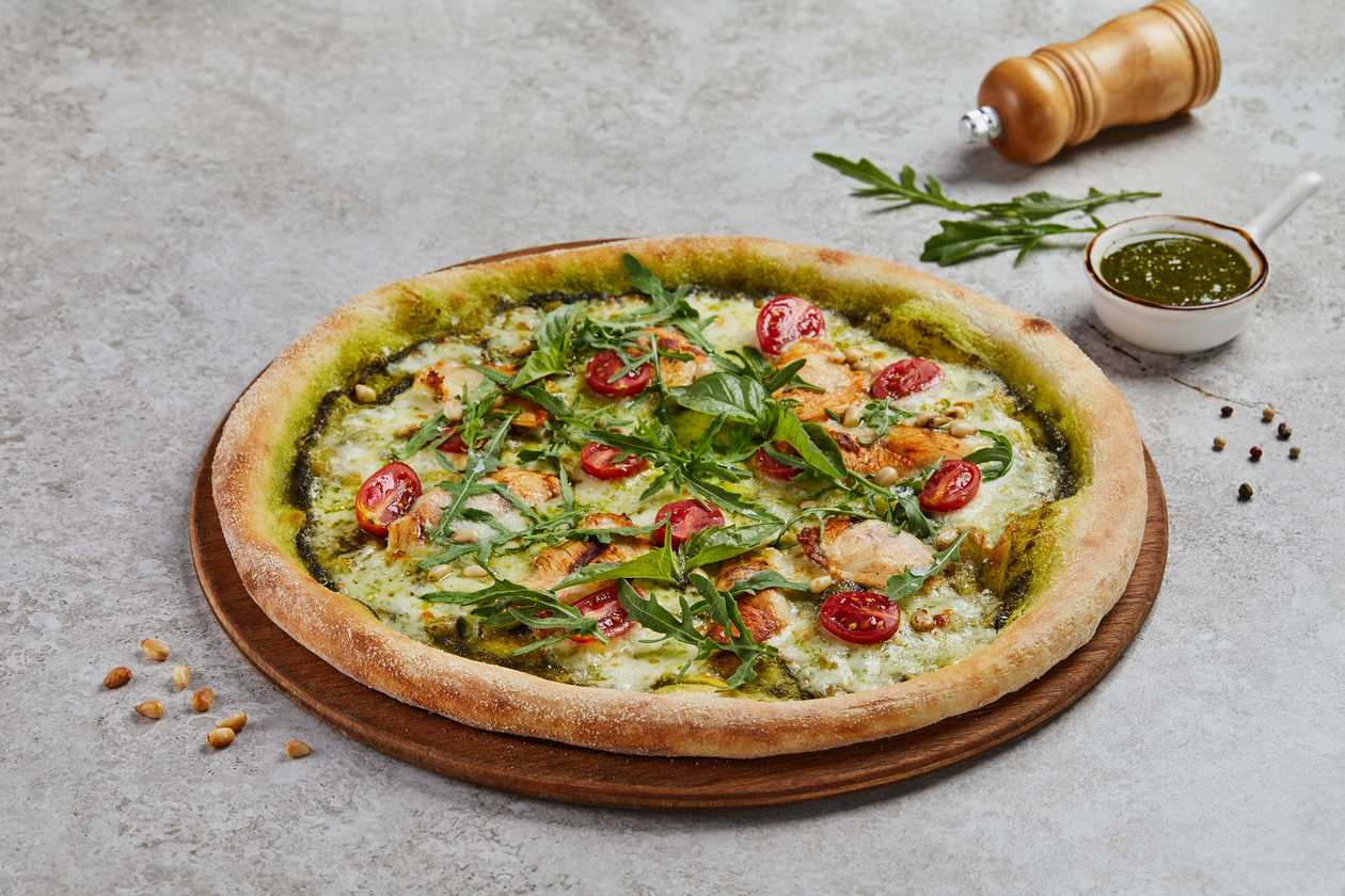 Пицца куриный каприз