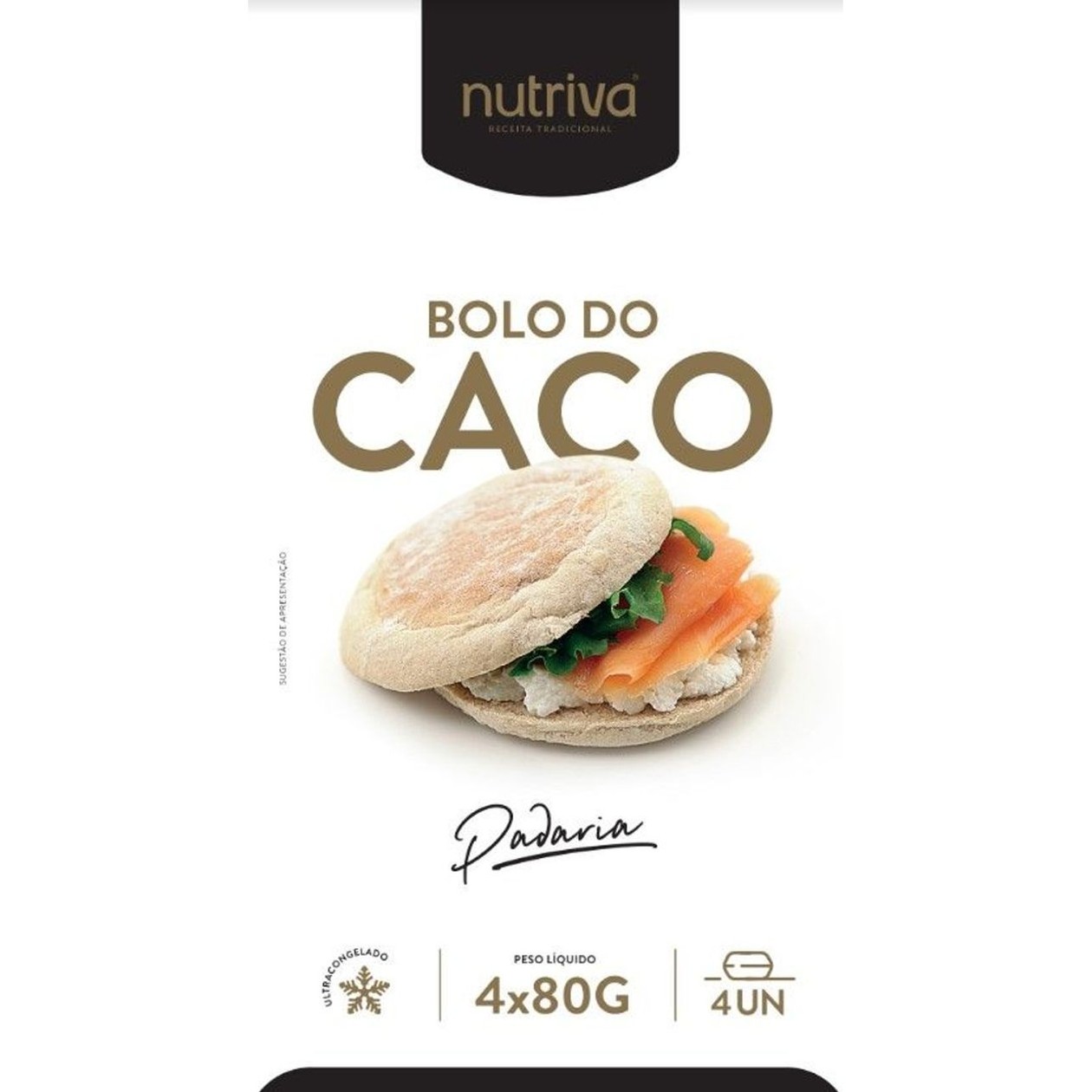 Bolo do Caco Nutriva 4 x 80 gr