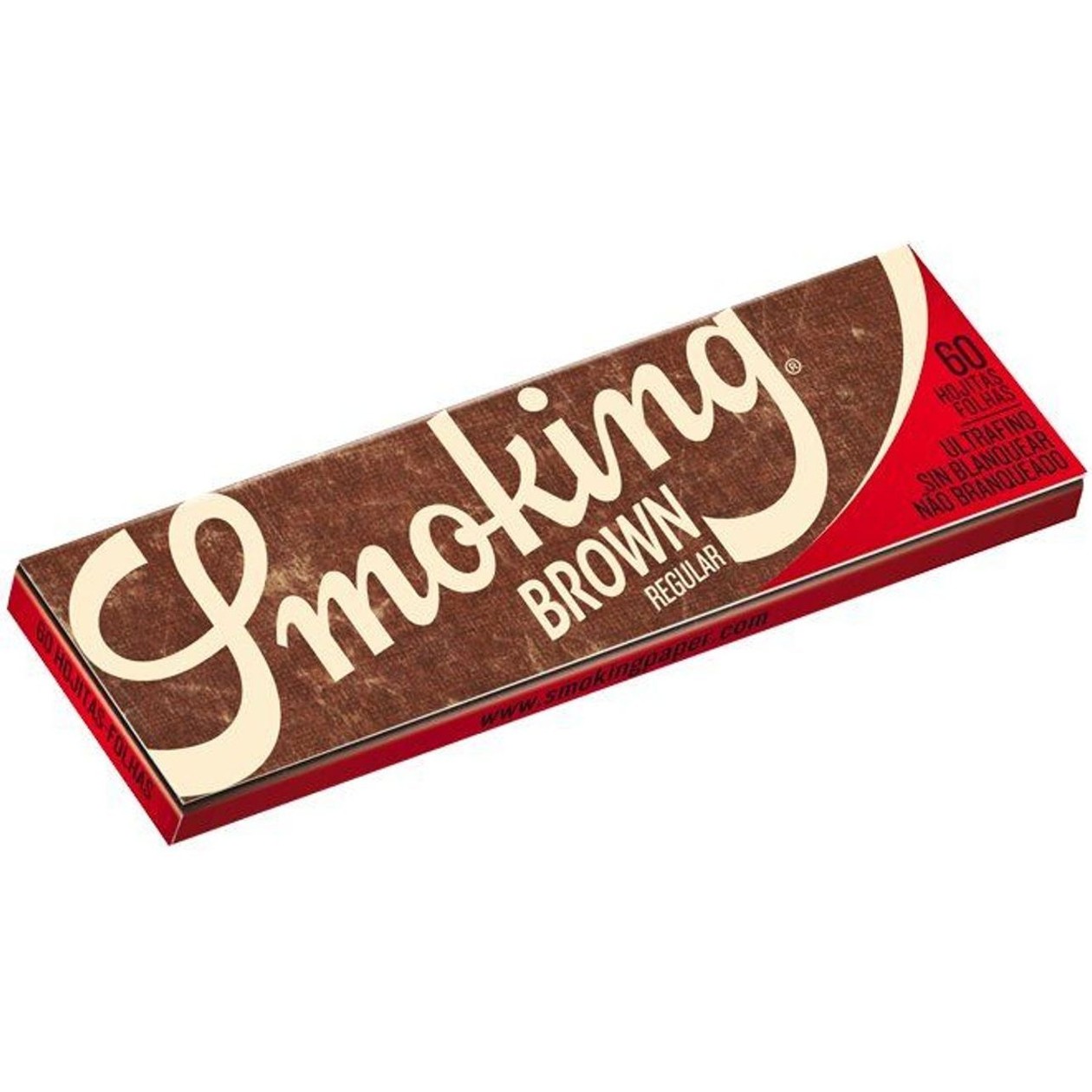 Mortalhas Smoking nº8 Regular Brown 60 Mortalhas