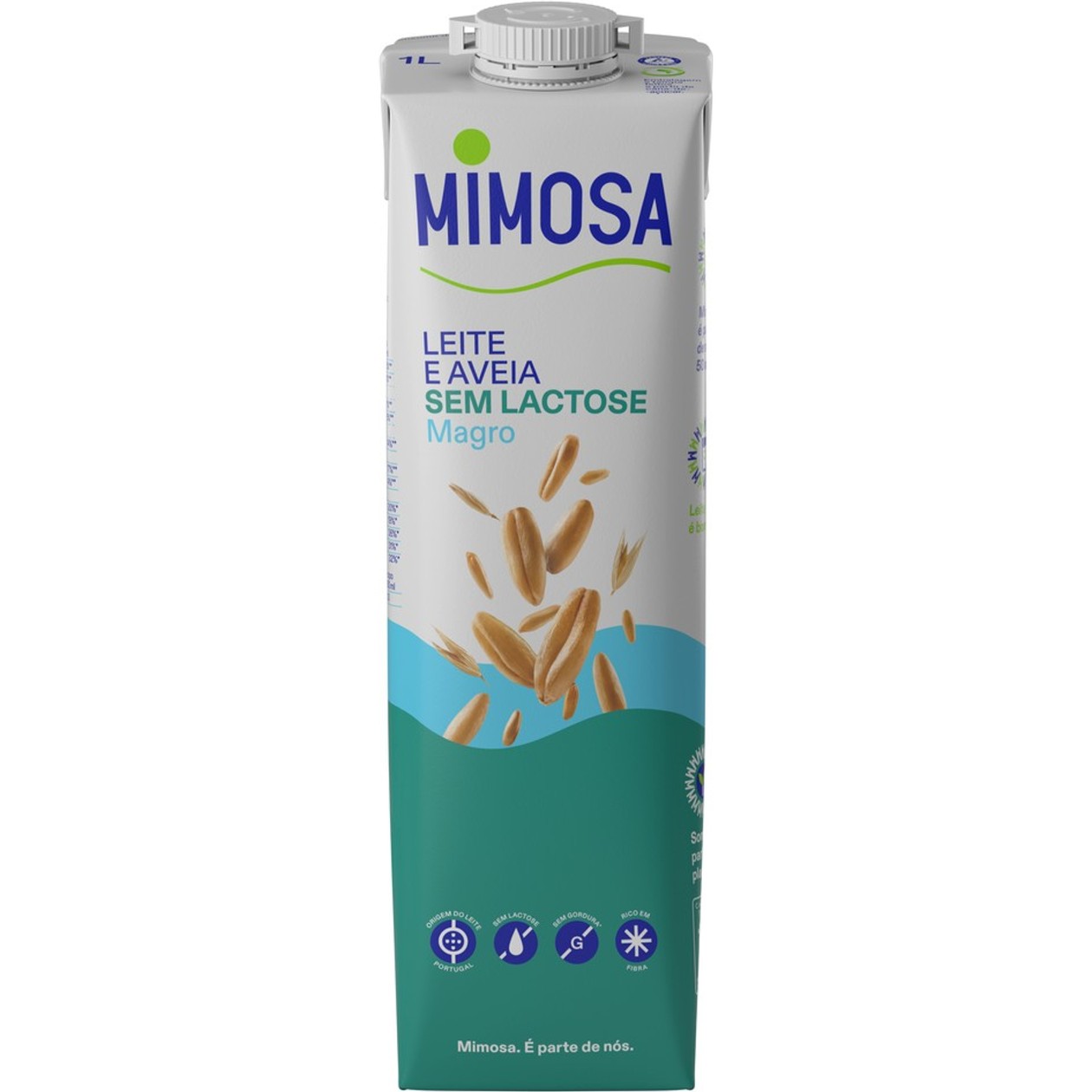 Leite Magro com Aveia sem Lactose Mimosa 1 lt
