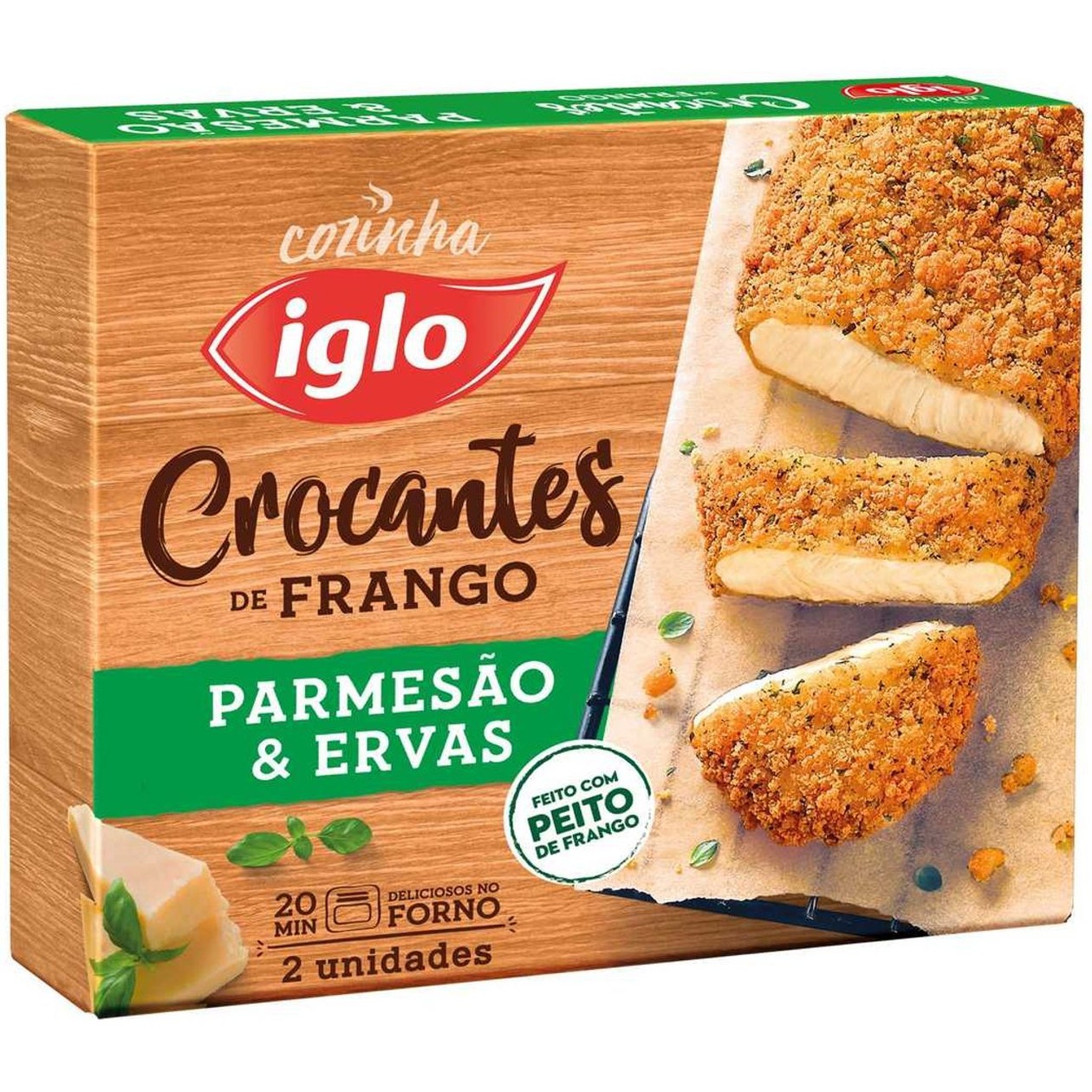 Crocantes De Frango Parmesão E Ervas Iglo 2 x 90 gr
