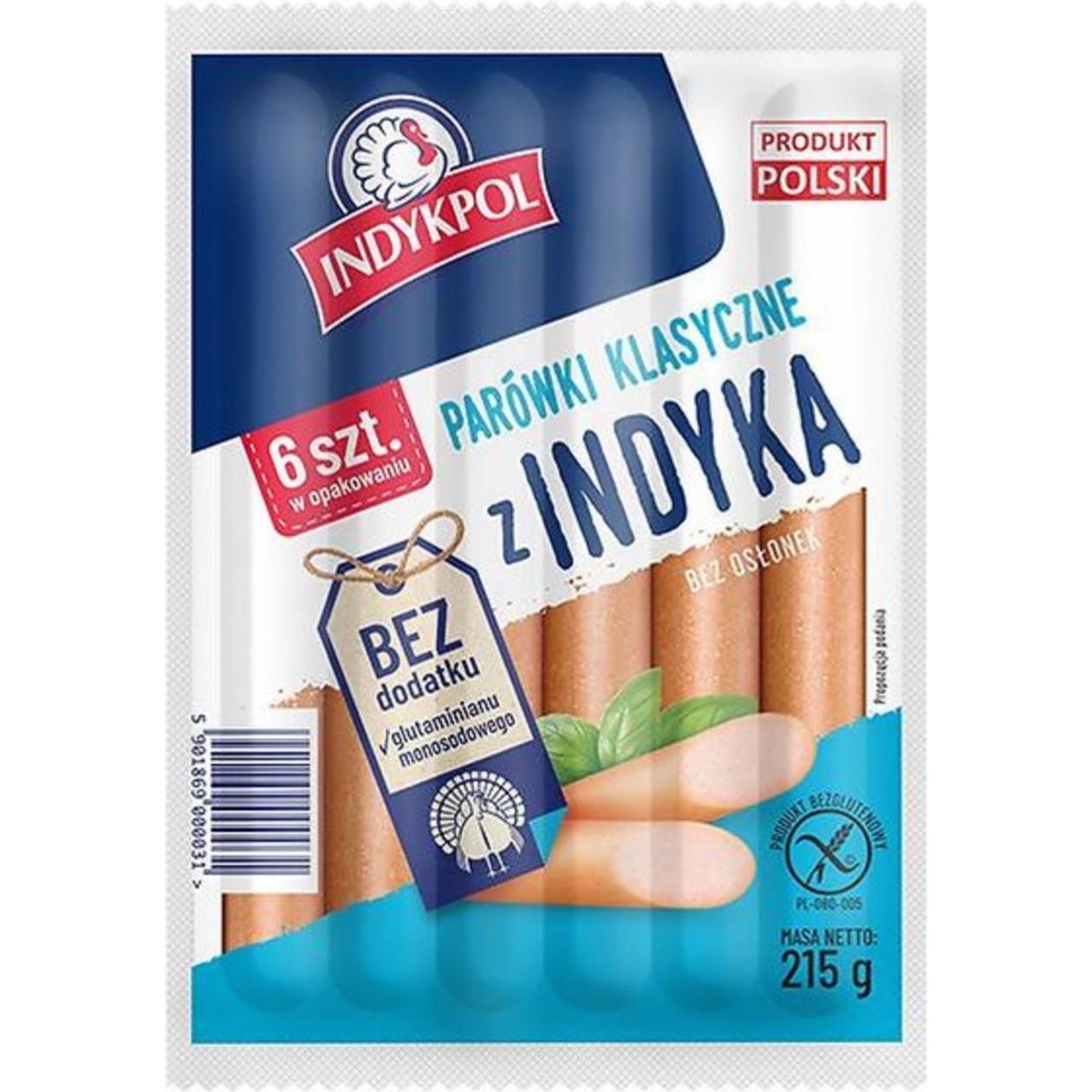 Turkey Sausages Classic Indykpol 215g (expires soon)