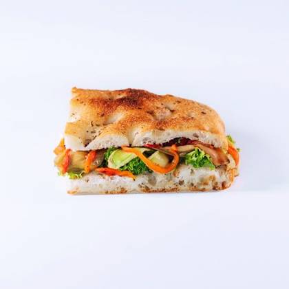 Mediterranean Veggie Focaccia