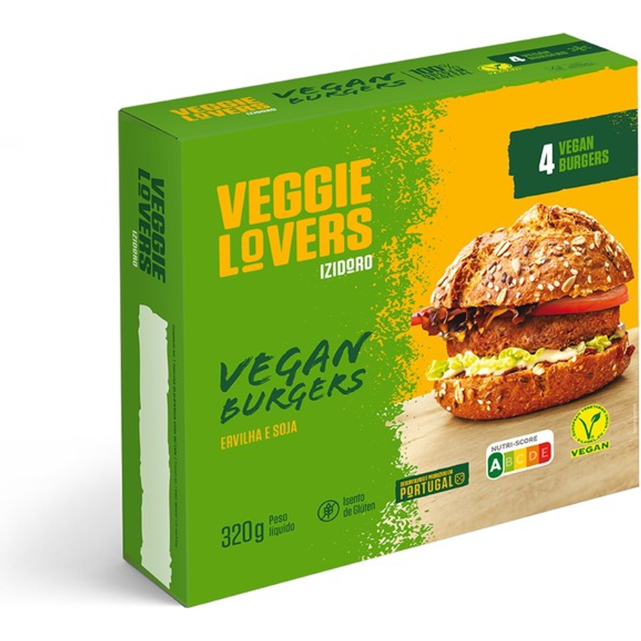 Vegan Burger Veggie Lovers Izidoro 4 x 80 gr