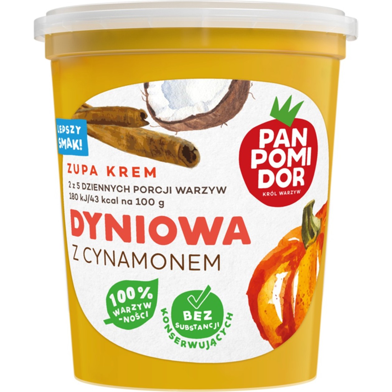 Zupa Krem z Dyni z Cynamonem Pan Pomidor 400g