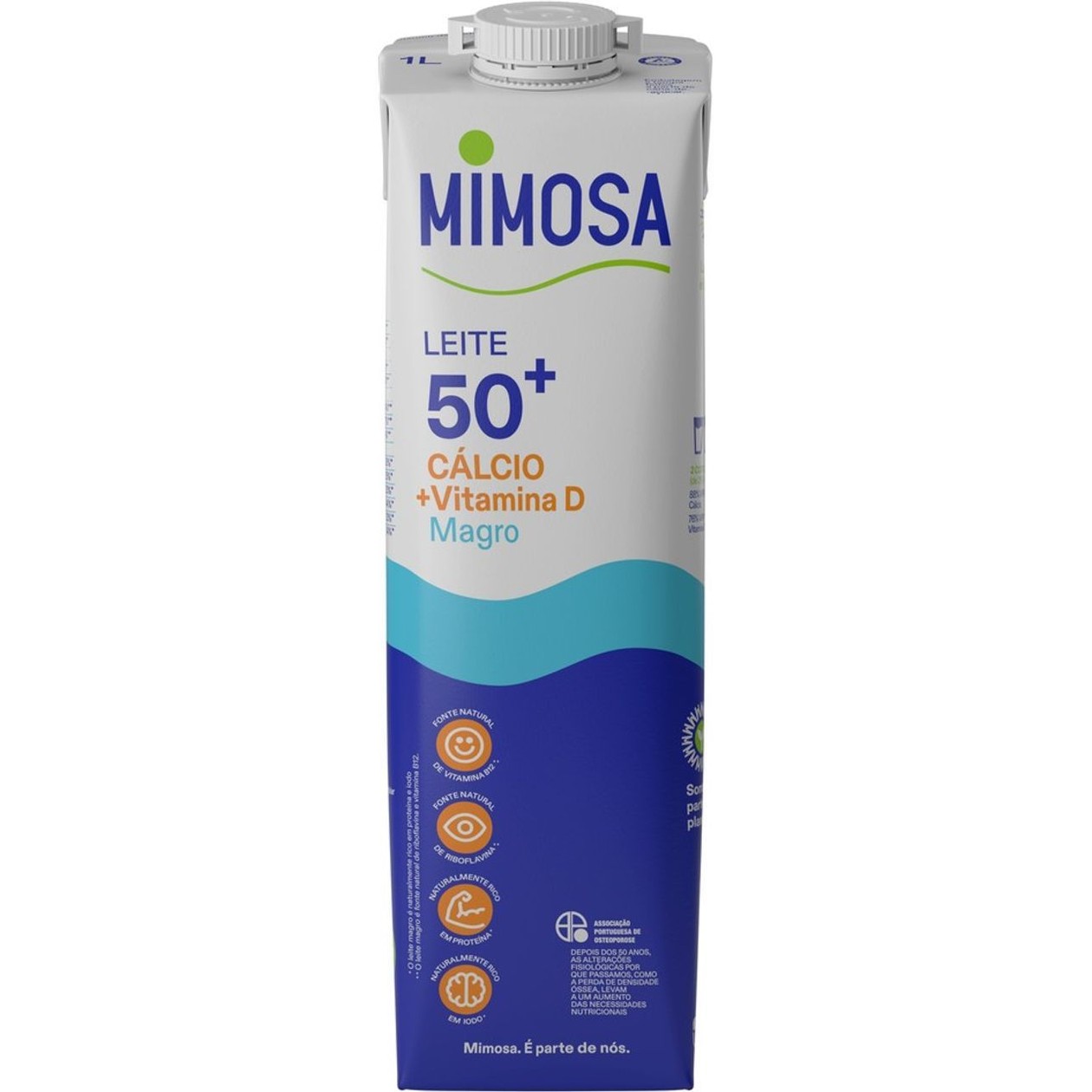 Leite Uht Magro Esp Calcio Mimosa 1 lt (validade a acabar)