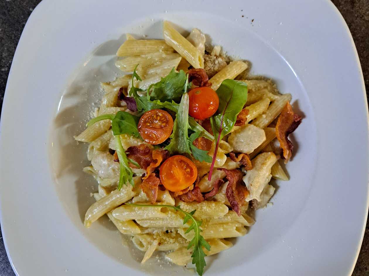 Chicken Pasta with Bacon