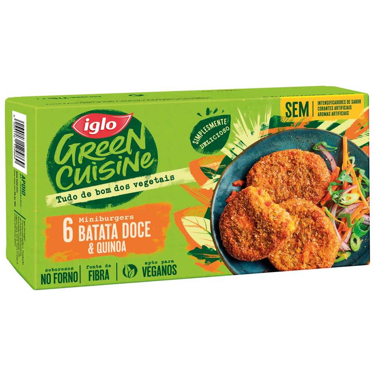 Miniburgers Bat Doce Iglo Green Cuisine 6 un 270 gr