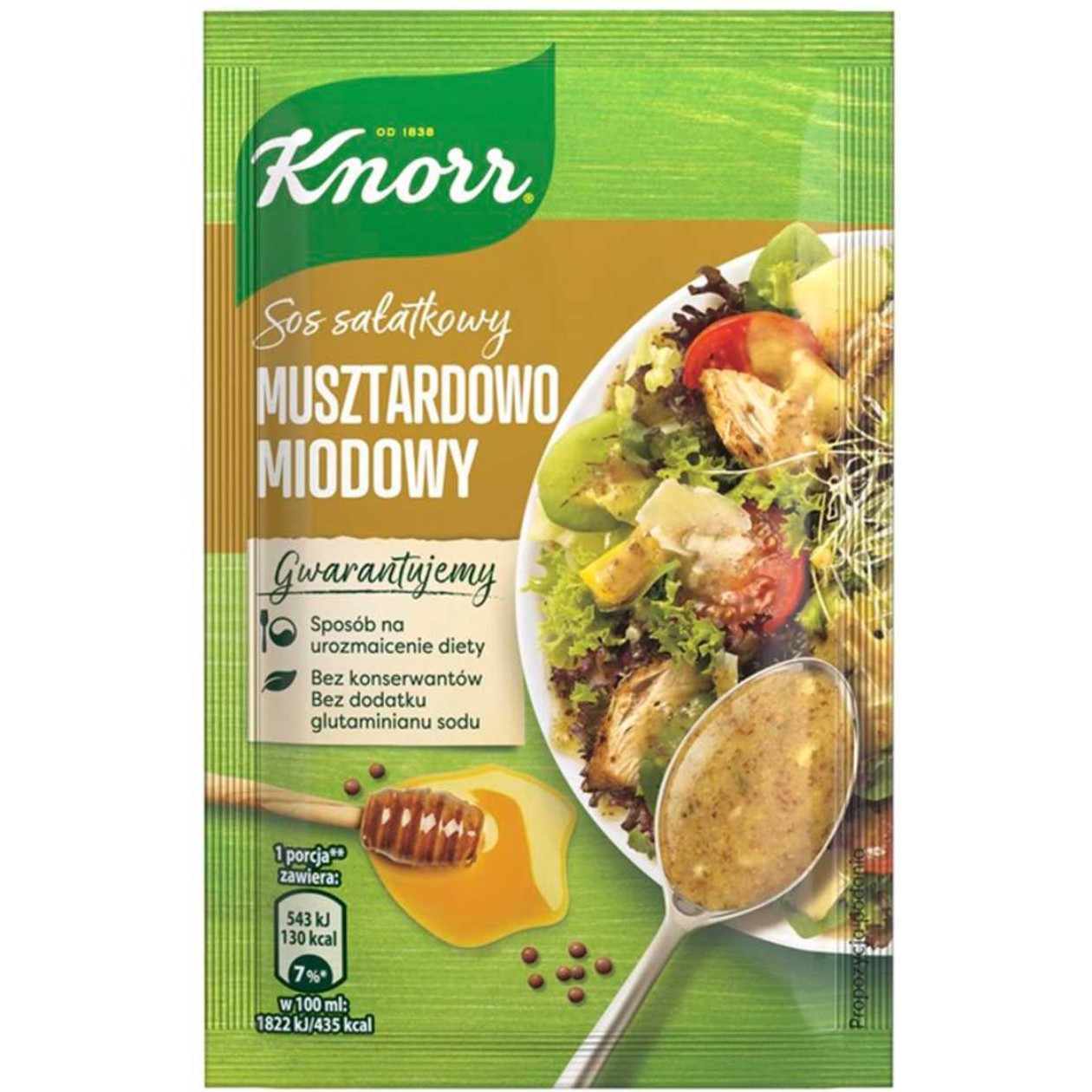 Knorr Mustard and Honey Salad Sauce 8g (expires soon)