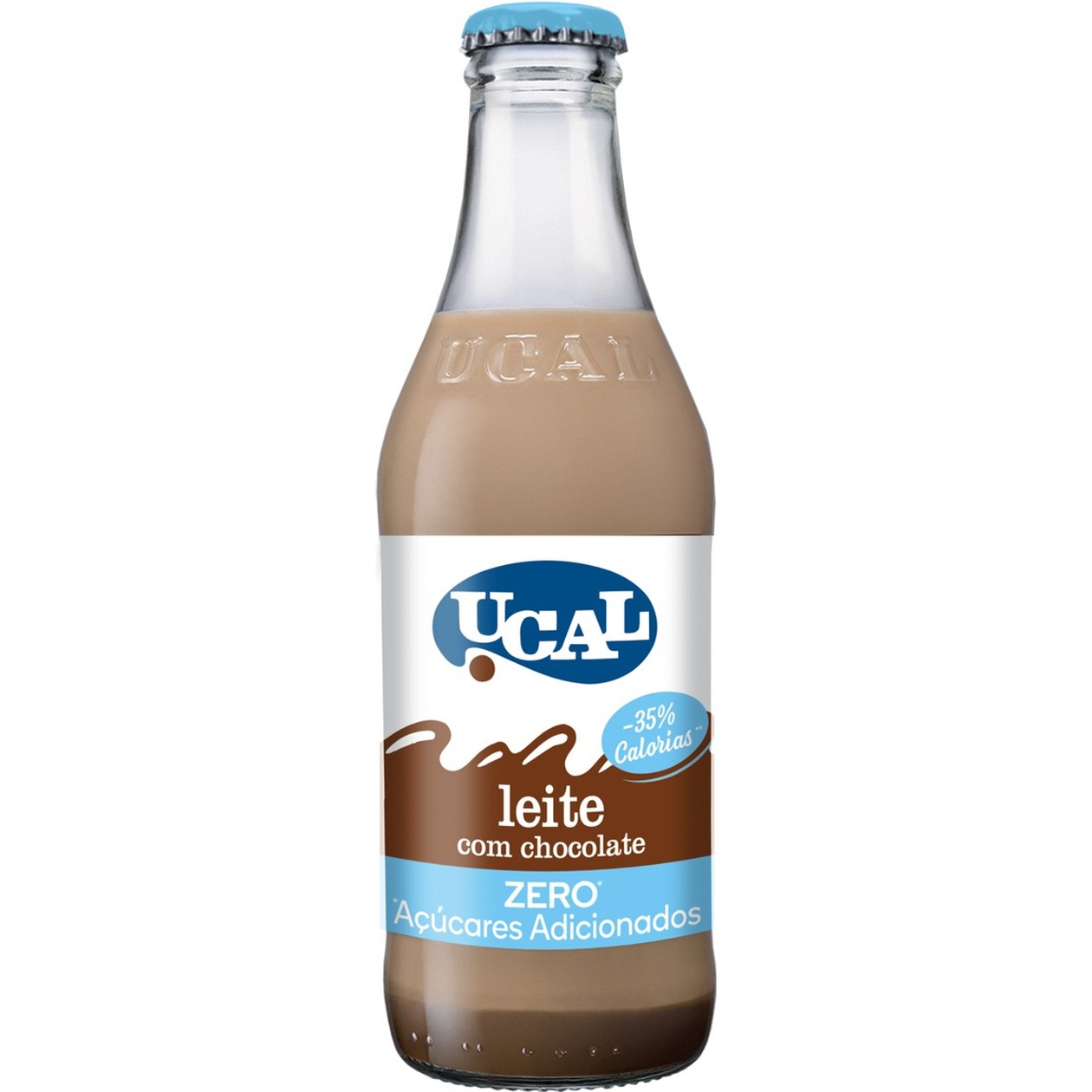 Leite UHT Achocolatado Zero Ucal Vidro 250 ml