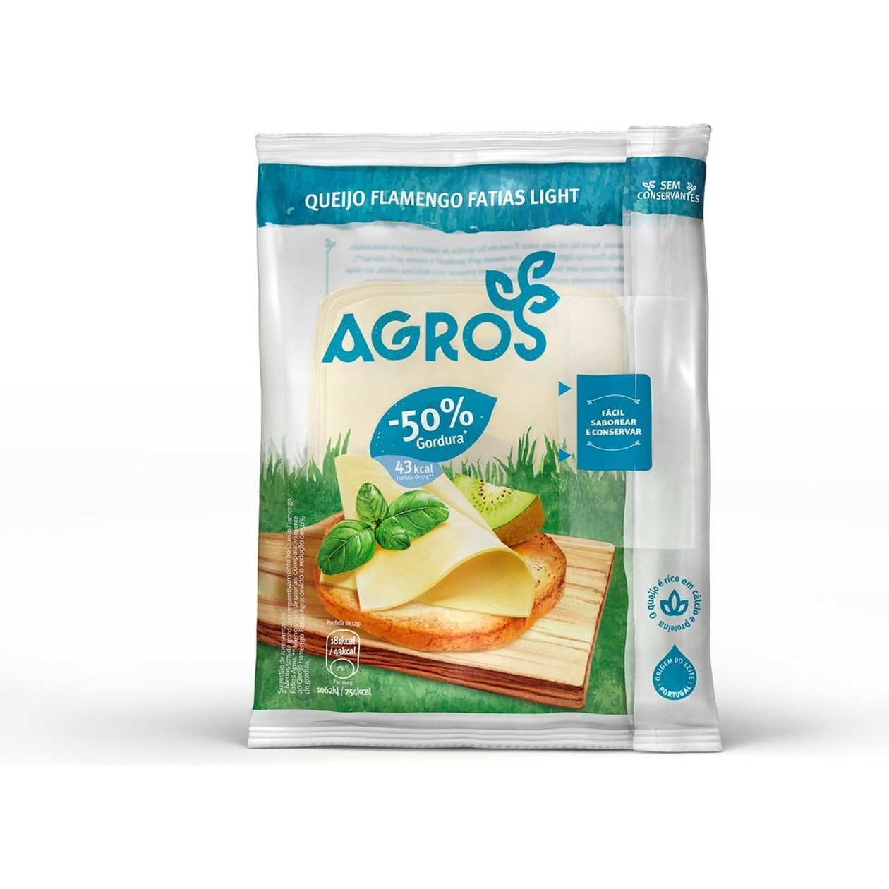 Queijo Flamengo Light Agros 170 gr