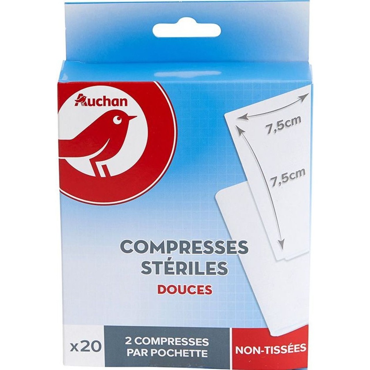 Compressa Esterilizada Tecido Não Tecido Auchan