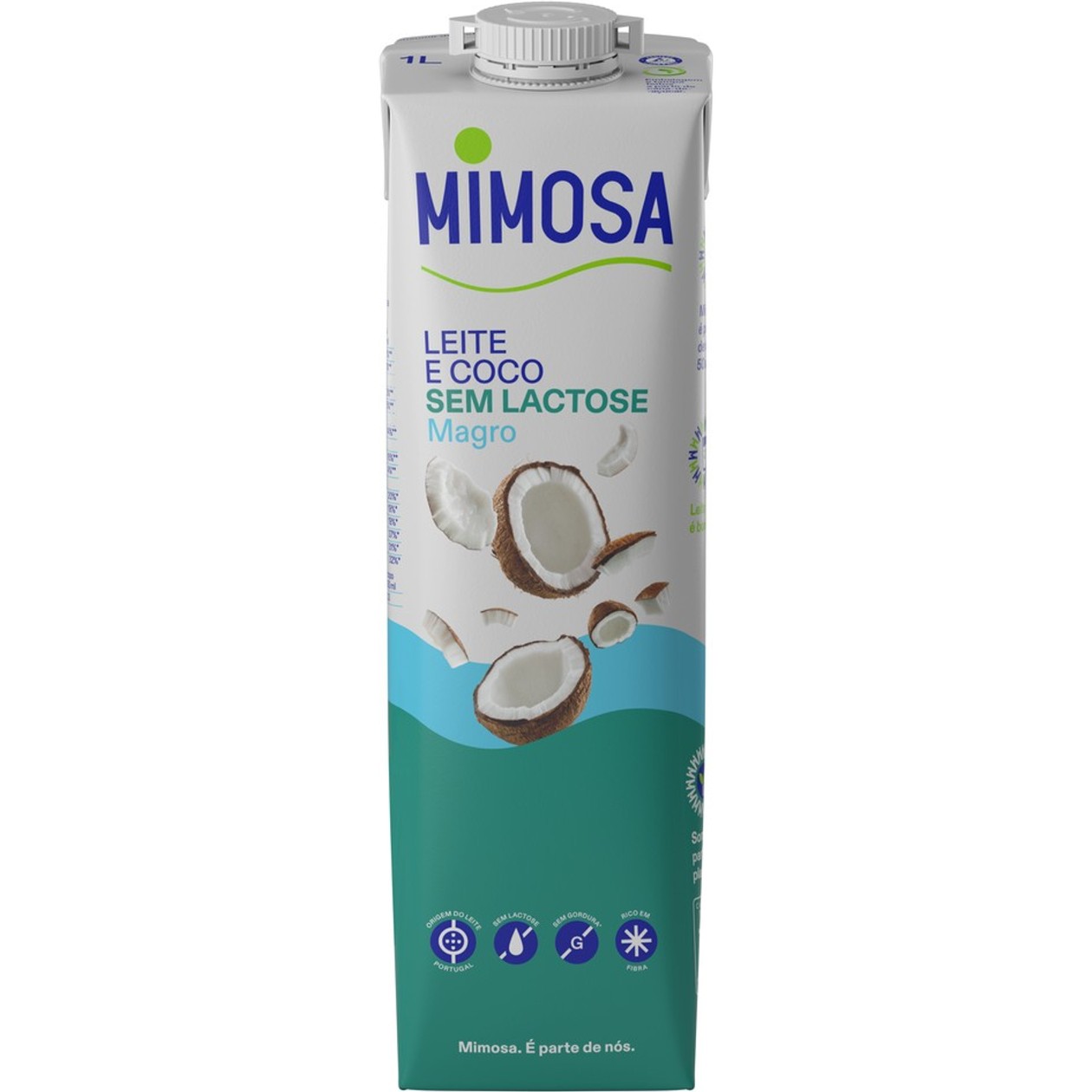 Leite Magro com Côco sem Lactose Mimosa 1 lt