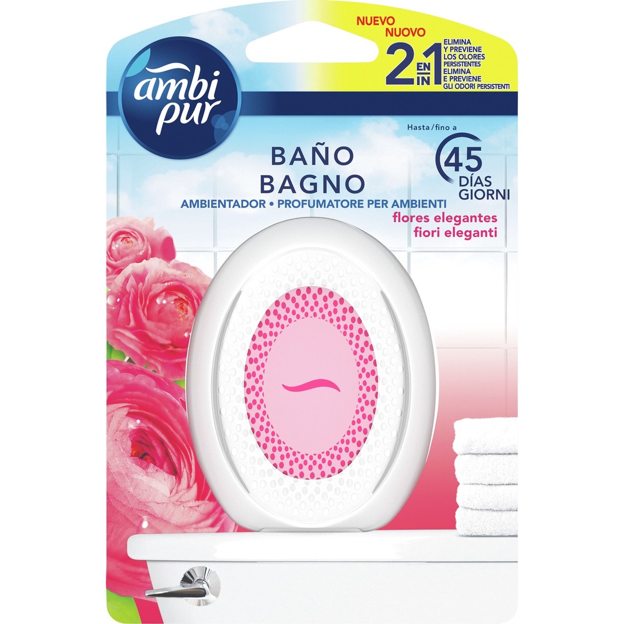 Ambientador Casa de Banho Flores Elegantes Ambipur 1 un