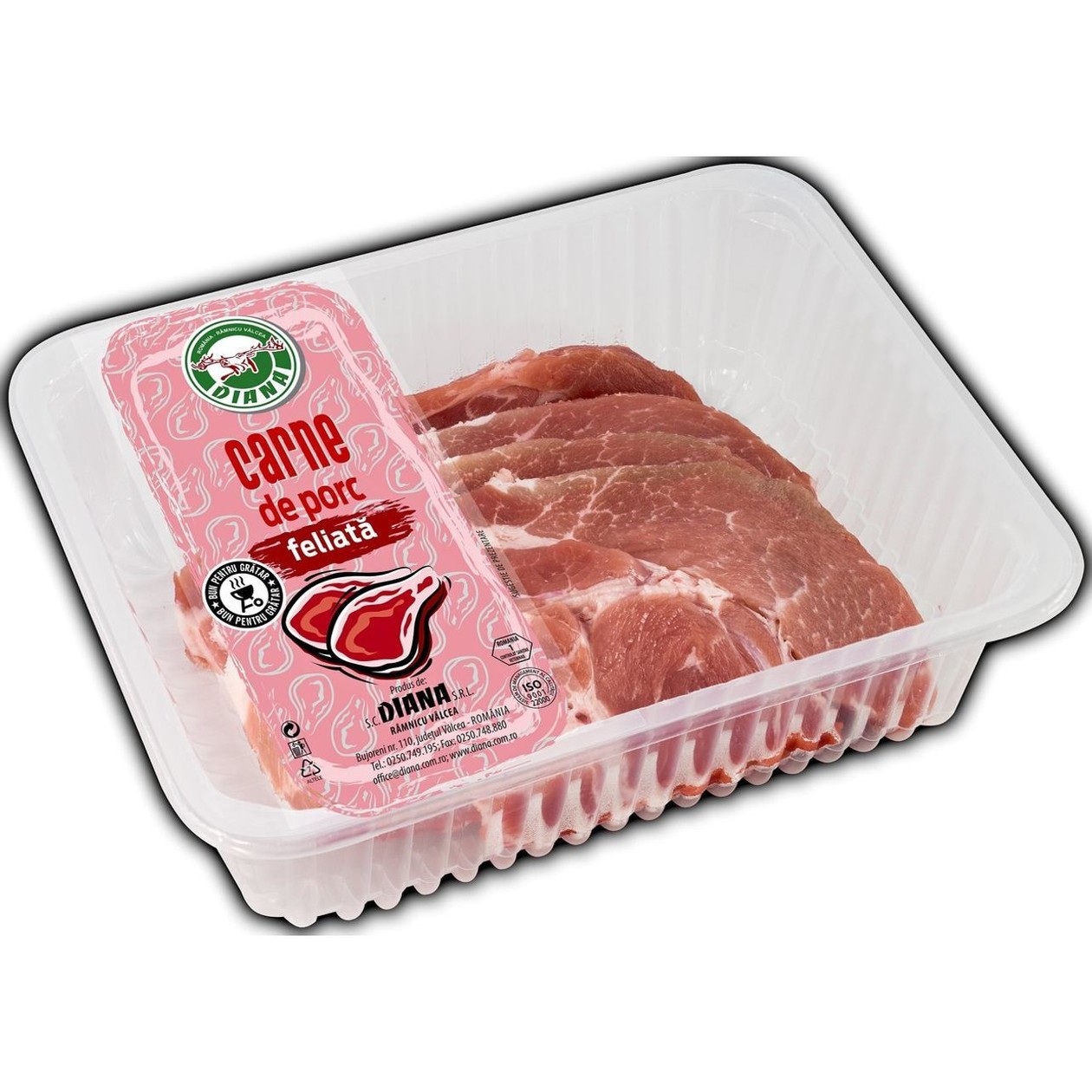 Diana, Ceafa Fara Os Feliata, 600 g (expiră în curând)