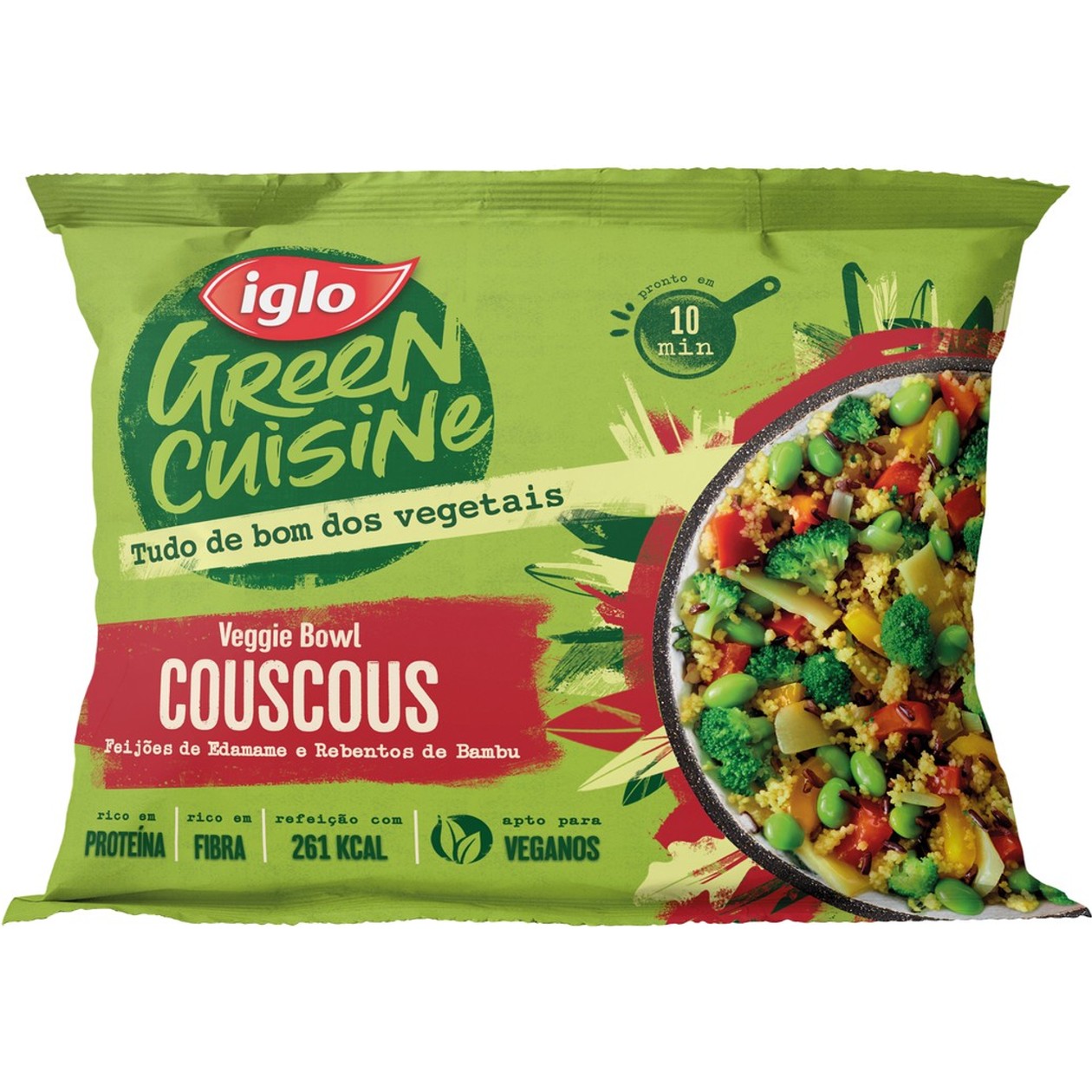 Veggie Bowl Couscous com Feijões de Edamame Iglo Green Cuisine 350 gr