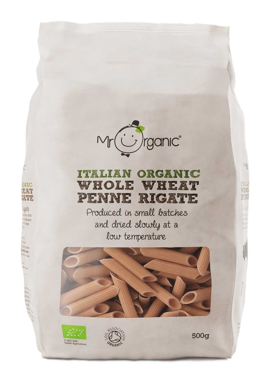1023 Mr  Organic Whole Wheat Penne (12 x 500g)