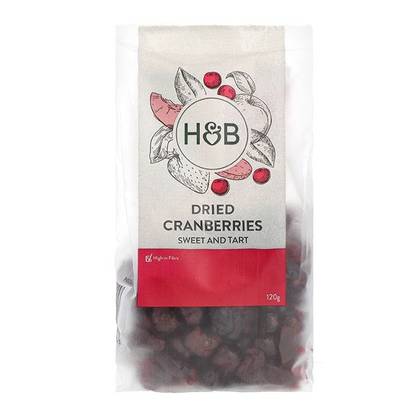 4429 Holland & Barrett Dried Cranberries 120g