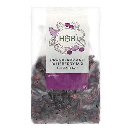 4412 Holland & Barrett Cranberry & Blueberry Mix 420g