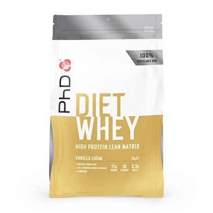 0414 PhD Nutrition Diet Whey Protein Powder Vanilla Crème 1000g