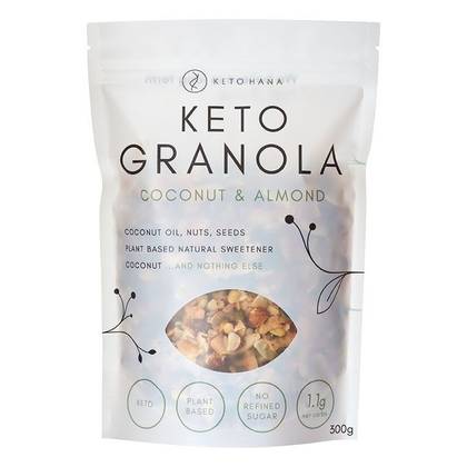 0096 Keto Hana Coconut & Almond Granola 300g