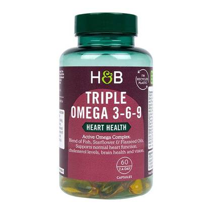 3159 Holland & Barrett Triple Omega 3-6-9 60 Capsules