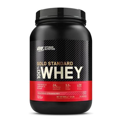 8535 Optimum Nutrition Gold Standard 100% Whey Powder Strawberry 900g