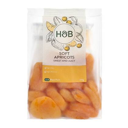 4276 Holland & Barrett Soft Apricots 210g