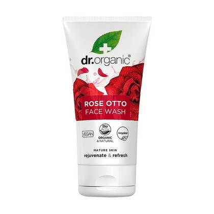 2141 Dr Organic Rose Otto Creamy Face Wash 150ml
