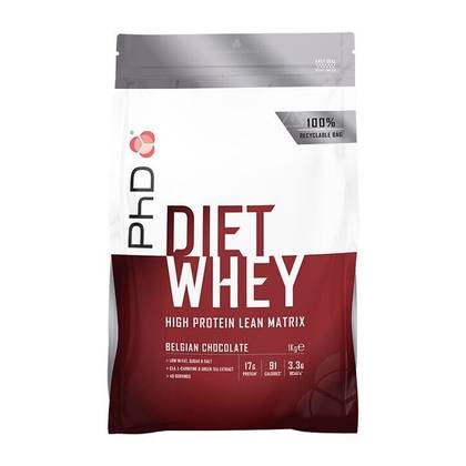 0407 PhD Diet Whey Powder Belgian Chocolate 1000g