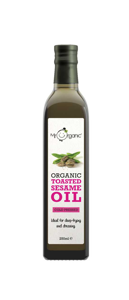 1900 Mr  Organic Toasted Sesame Oil (6x 250ml)