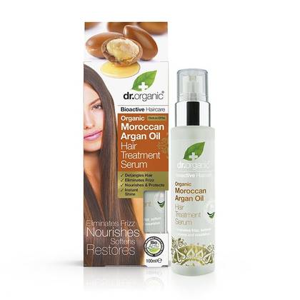 4769 Dr Organic Moroccan Argan Oil Hair Treatment Serum 100ml
