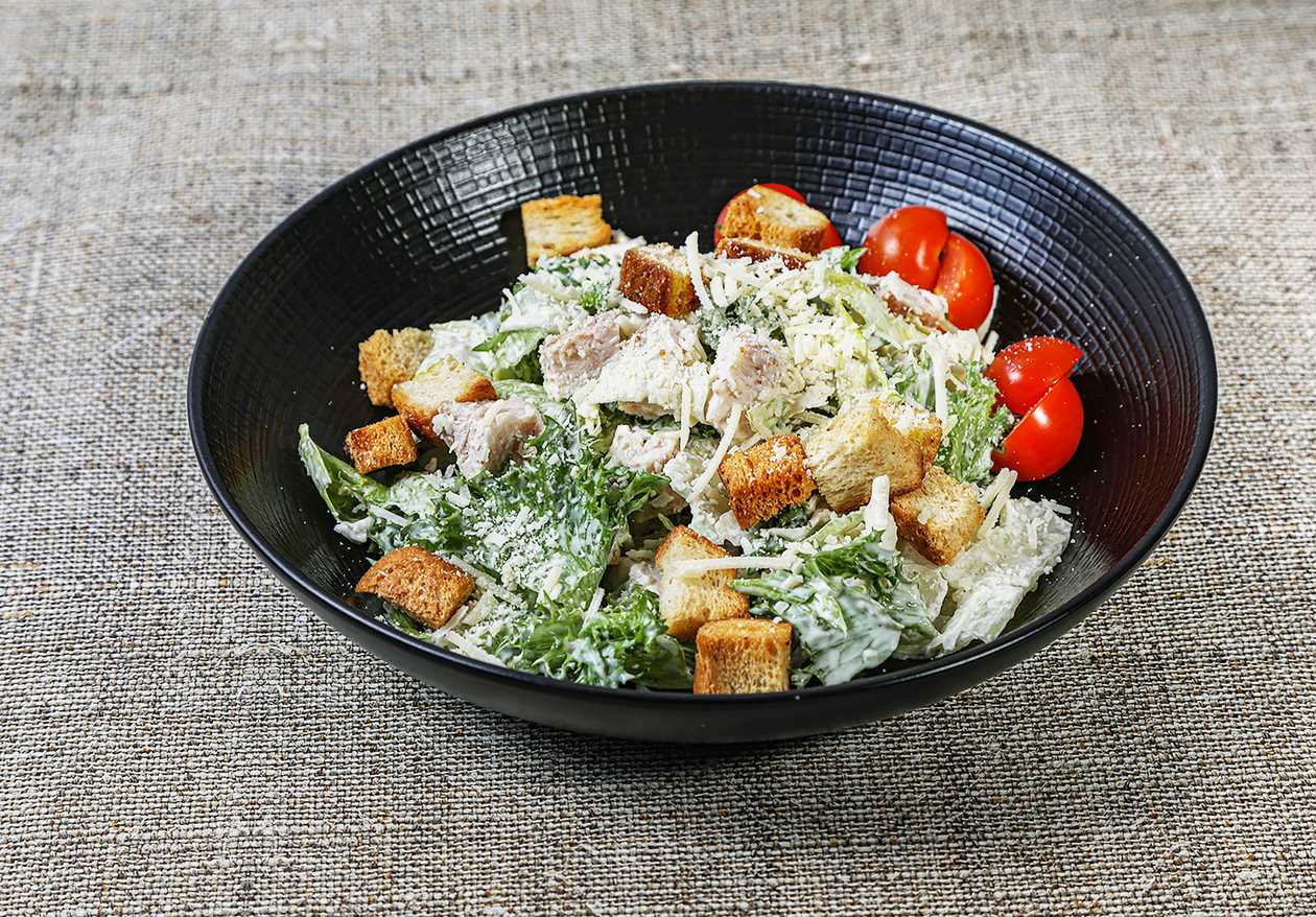 10. Caesar Salad with Chicken Fillet