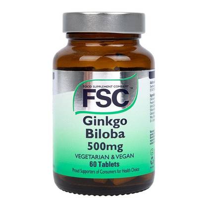2496 FSC Ginkgo Biloba 60 Tablets 500mg