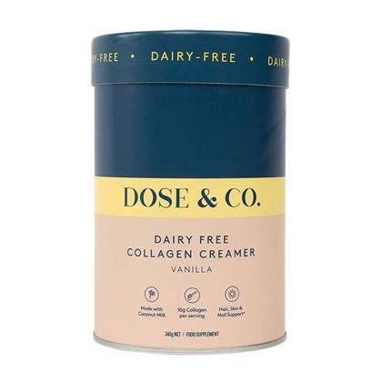 3022 Dose & Co Dairy Collagen Creamer Vanilla 340g