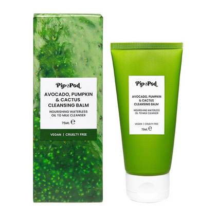 0943 Pip & Pod Avocado, Pumpkin & Cactus Cleansing Balm 75ml