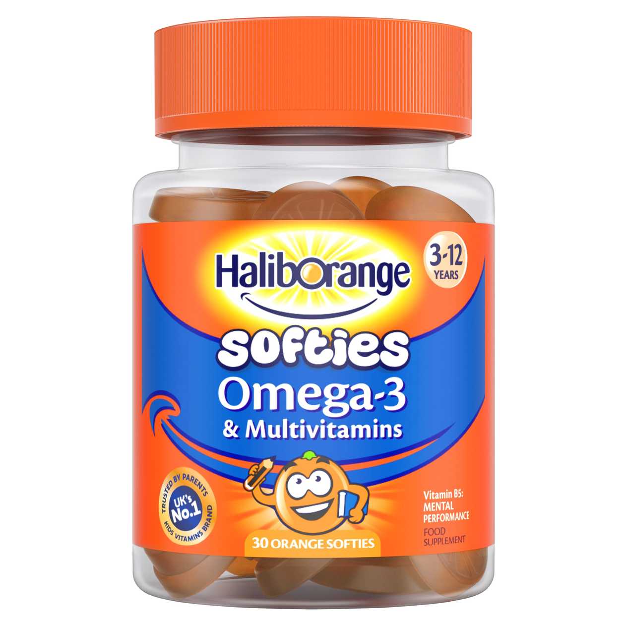 4753 Seven Seas Haliborange Softies Omega 3 & Mvit 30