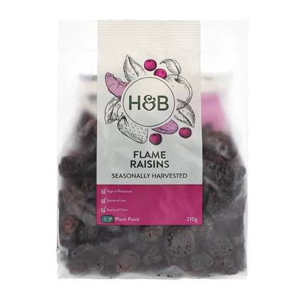 4733 Holland & Barrett Flame Raisins 210g