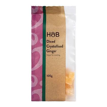 4015 Holland & Barrett Diced Crystallised Ginger 100g