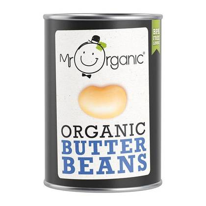 0187 Mr Organic Organic Butter Beans 400g