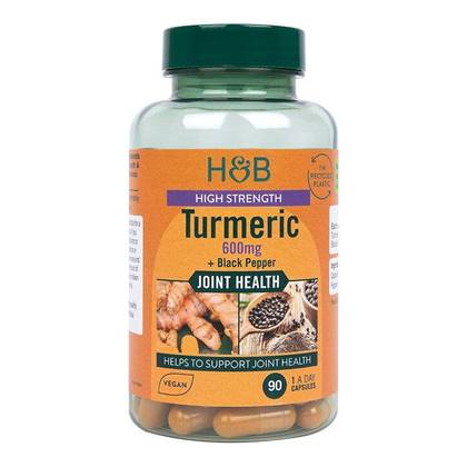 0189 Holland & Barrett High Strength Turmeric 600mg