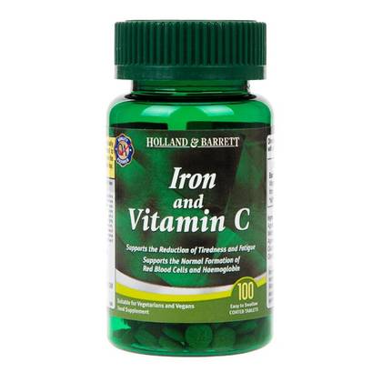 1680 Holland & Barrett Iron & Vitamin C  100 Tablets