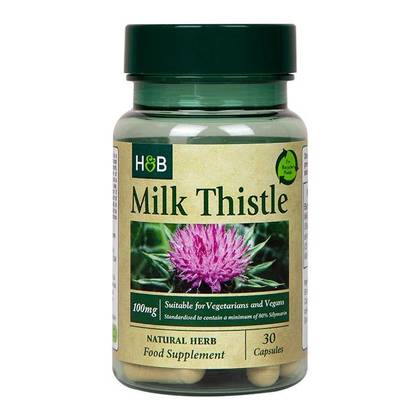 9084 Holland & Barrett Milk Thistle 100mg 30 Capsules