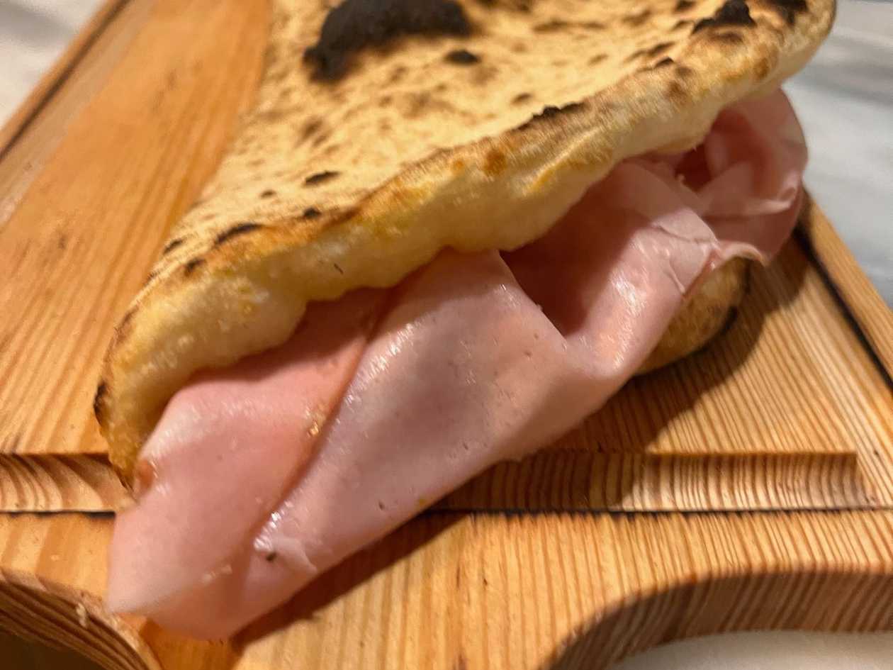 Focaccia with Mortadella and Pistachios IGP
